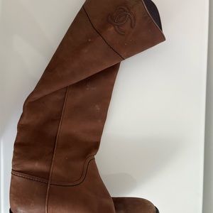 Coco Chanel riding boots, slightly used size 7